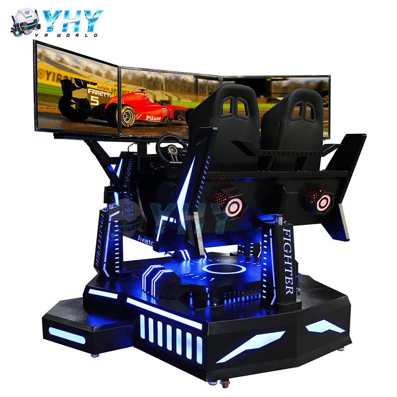 triple screens car racing simulator YHY-01.052-V